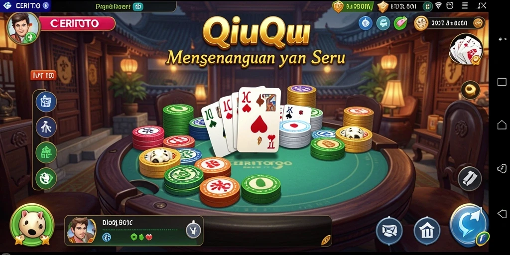 Screenshot menampilkan gameplay seru QiuQiu di CERITOTO.