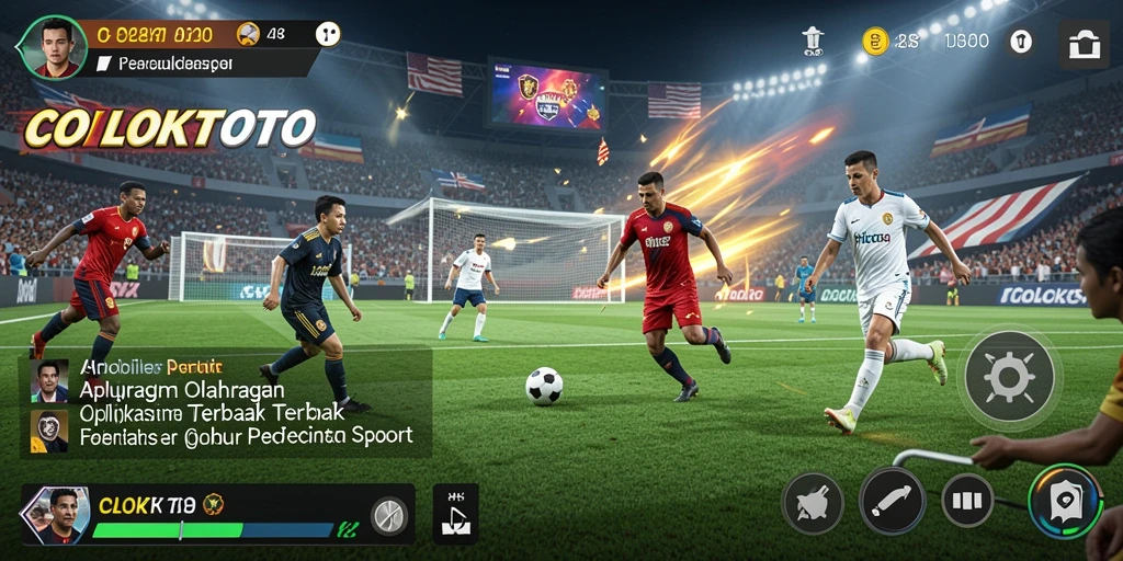 Tampilan gameplay COLOKTOTO yang penuh aksi saat berolahraga.