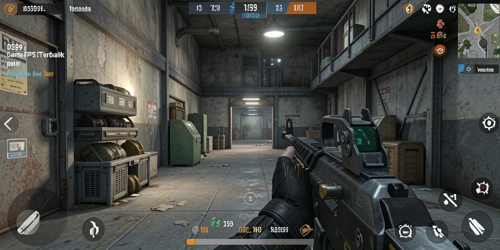 Gameplay intens dengan grafis menakjubkan di DS99.
