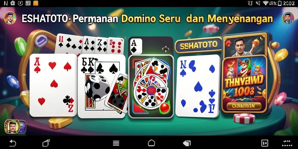 Tampilan gameplay seru dalam ESHATOTO yang mengasyikkan.