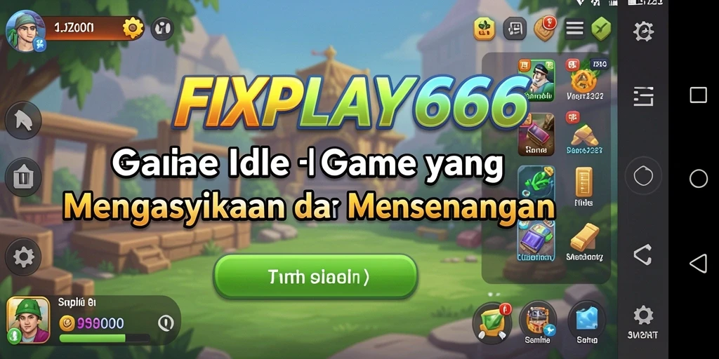 Tampilan gameplay FIXPLAY666 yang menarik saat mengelola sumber daya.
