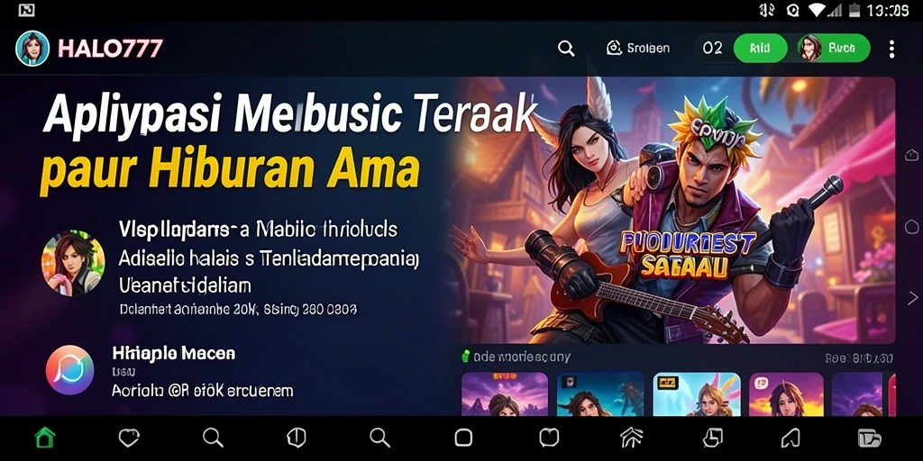 Tampilan menarik dari gameplay HALO777 dengan interaksi musik.