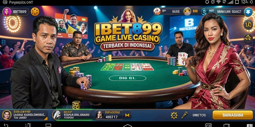 Tampilan menarik dan interaktif dari IBET899 dalam gameplay Live Casino.