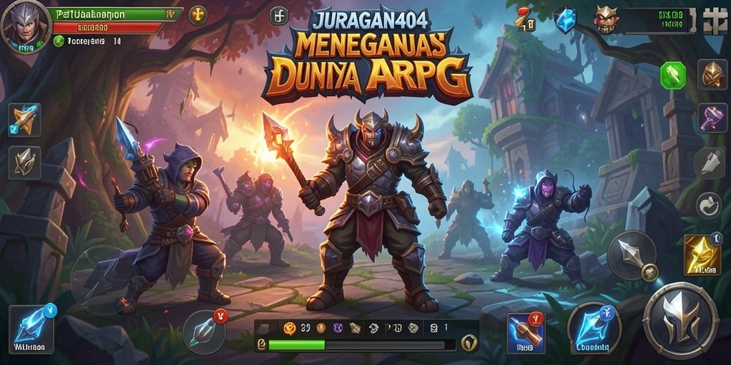 Tampak gameplay seru JURAGAN404 dalam aksi penuh ketegangan.