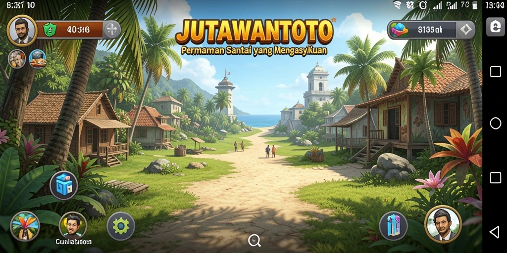 Tampilan gameplay seru JUTAWANTOTO yang memikat.