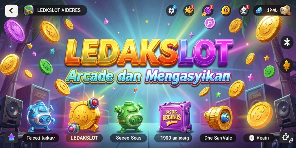 Tampilan menarik dari gameplay seru LEDAKSLOT.