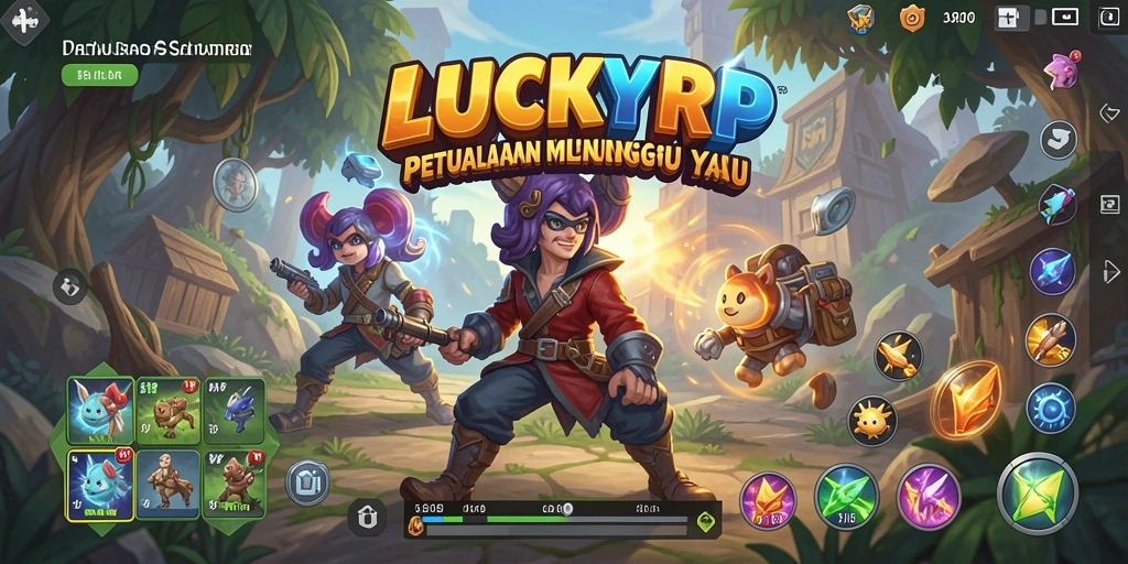 Screenshot gameplay LUCKYRP menampilkan petualangan seru di dunia yang menakjubkan.