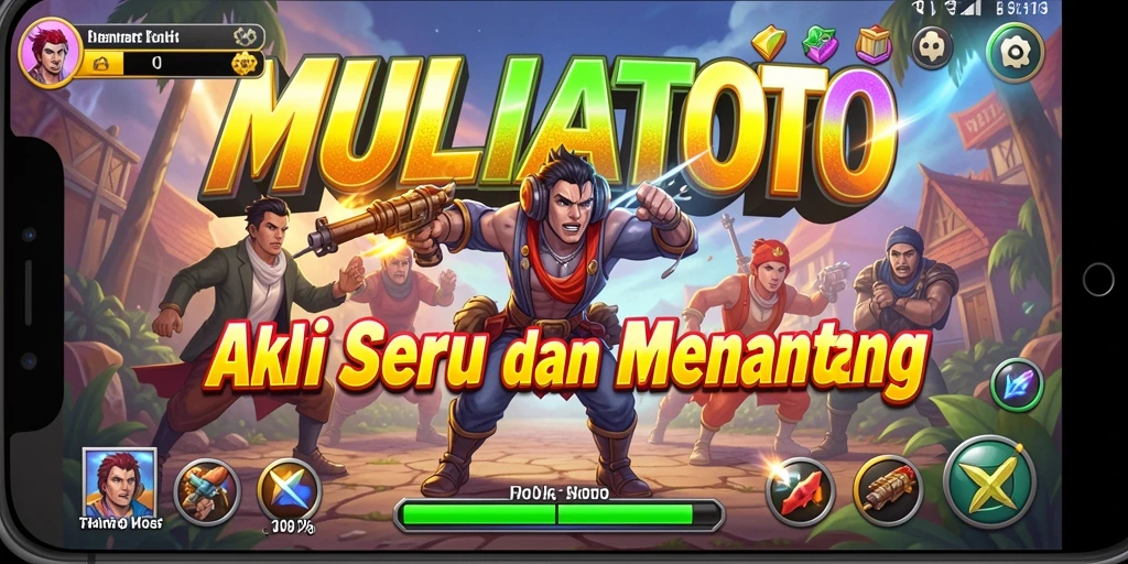 Tampilkan aksi seru dalam gameplay MULIATOTO.
