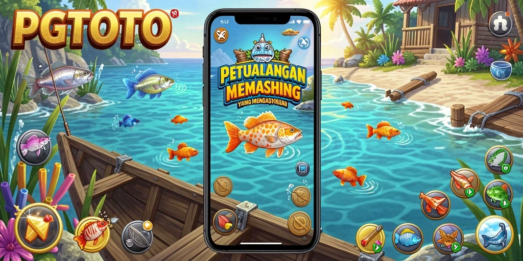 Tangkapan ikan yang besar dalam gameplay PGTOTO.