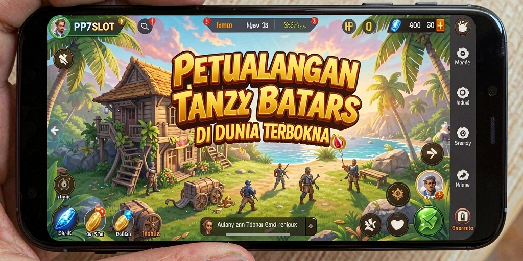Screenshot gameplay PP7SLOT yang menunjukkan dunia terbuka yang luas.
