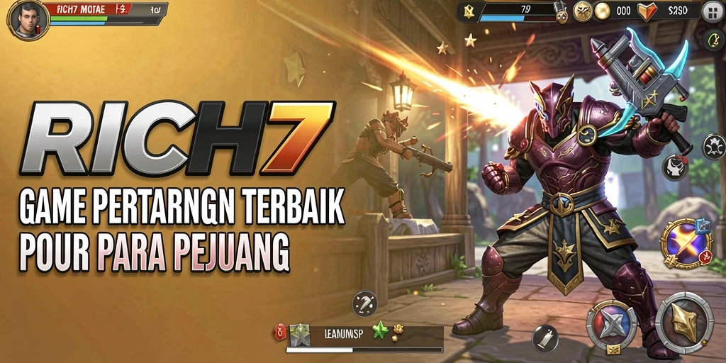 Tampilan gameplay RICH7 yang mendebarkan dan menegangkan.
