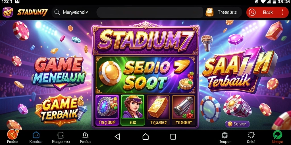 Tampilan menarik dari gameplay Slot STADIUM77.